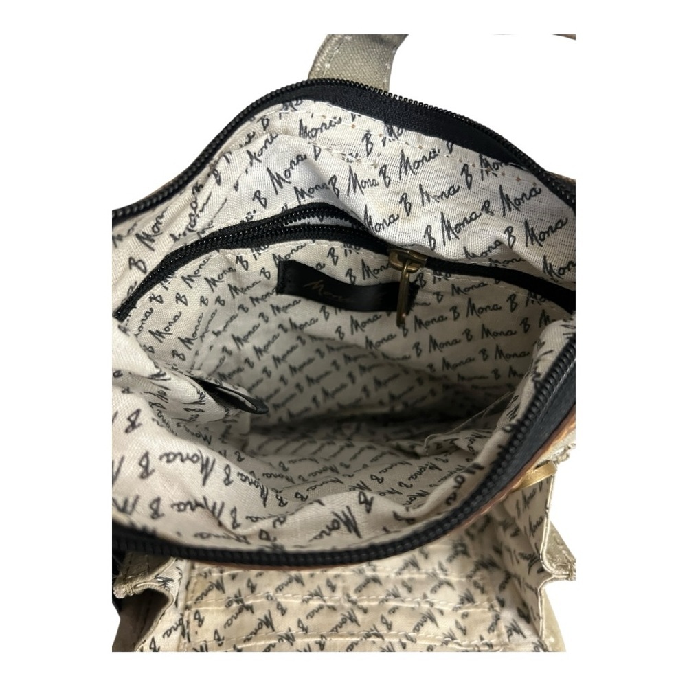 Mona B intermix crossbody sage M-5031 - Picture 8 of 9